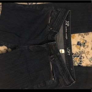 Loft jeans size 8 petite straight